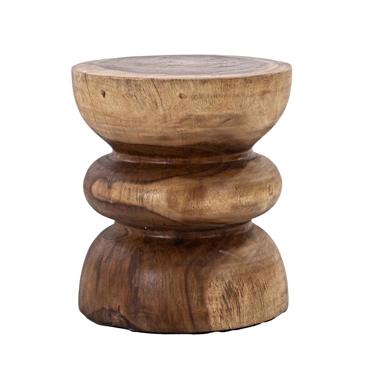 Σκαμπό Najib από Φυσικό Ξύλο Suar