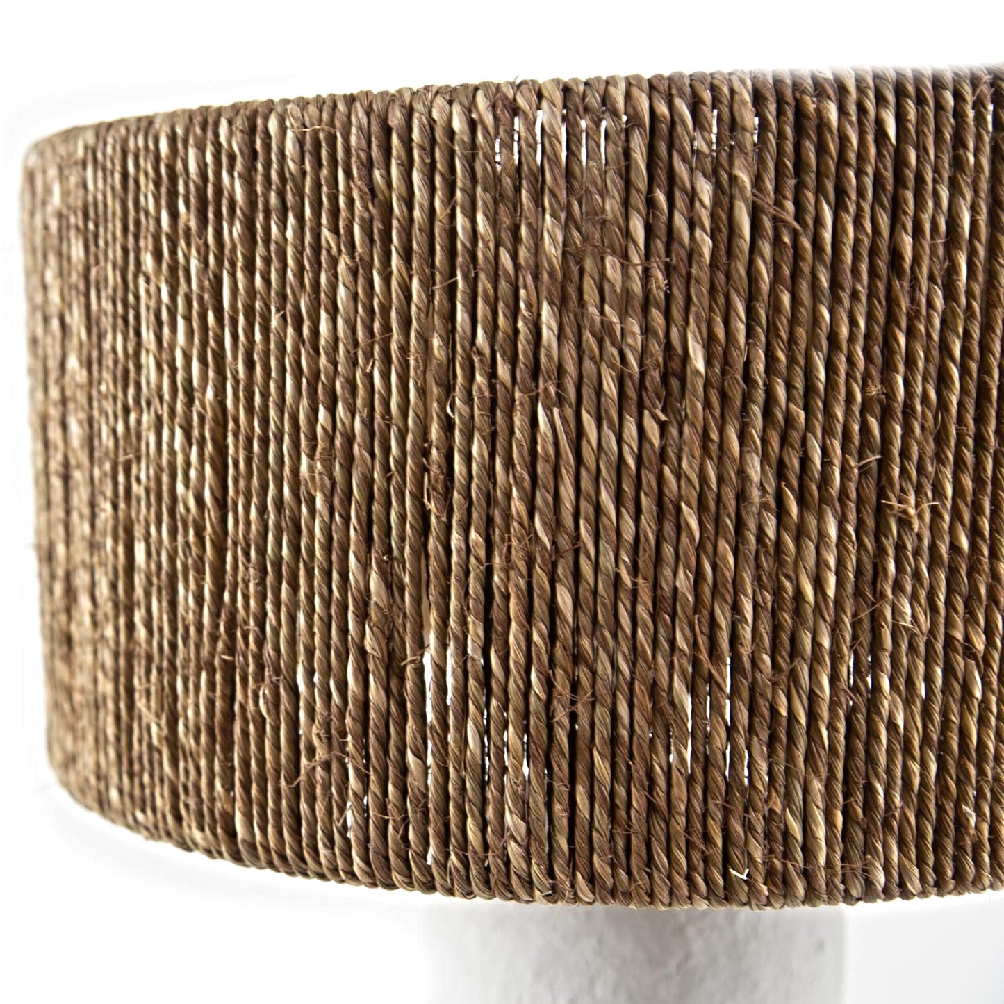 Brava Seagrass Table Lamp – White