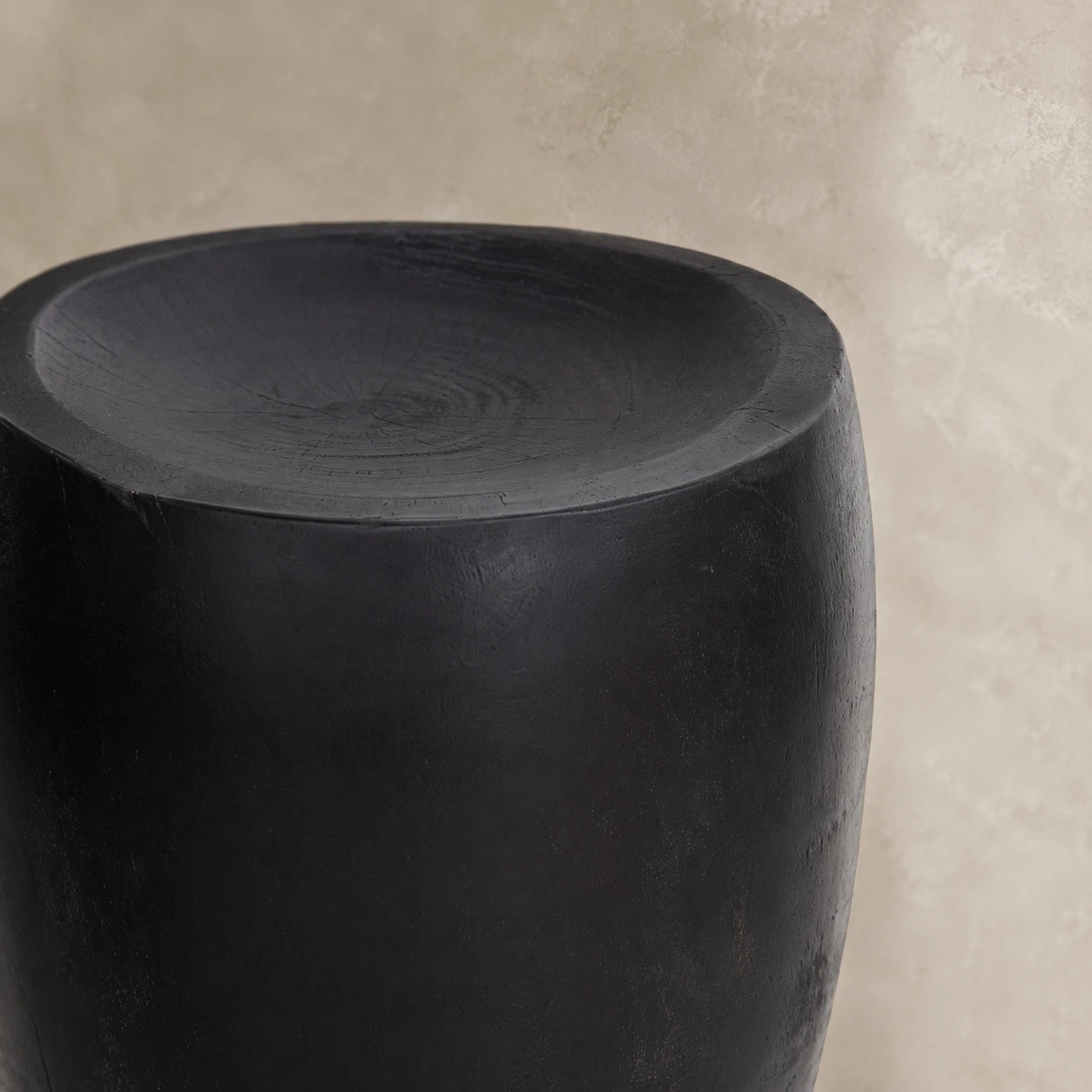Nual Black Suar Wood Side Table