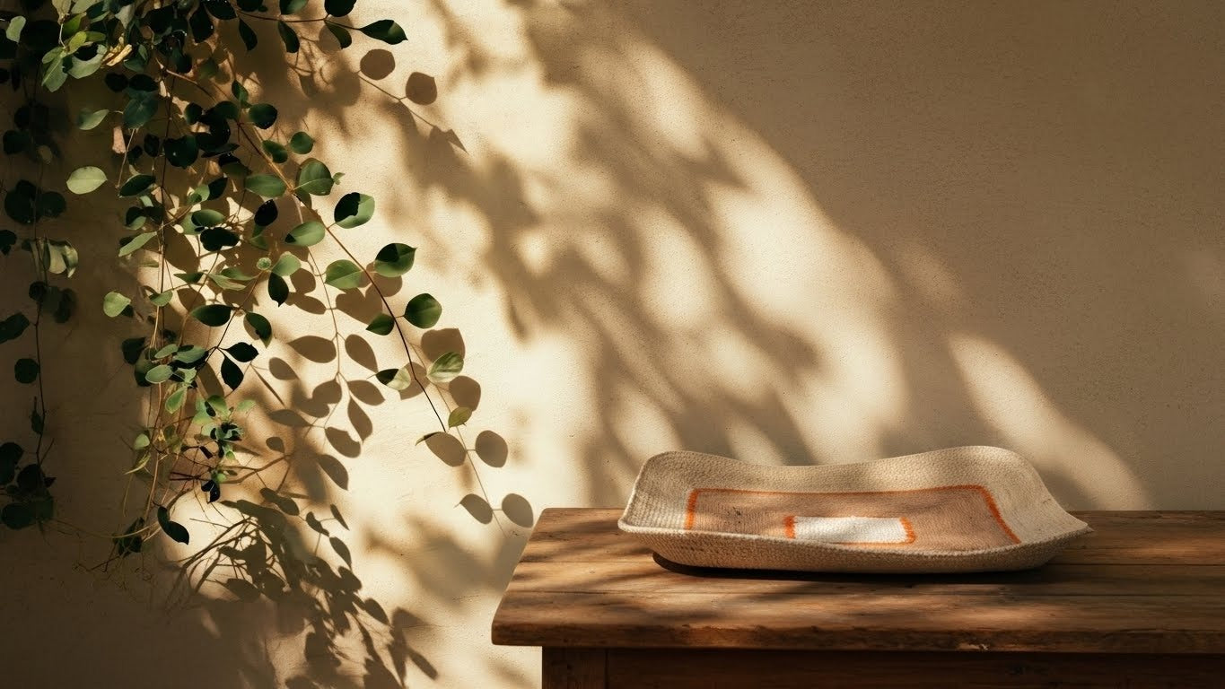 Guerrero Decorative Seagrass Plate – Natural