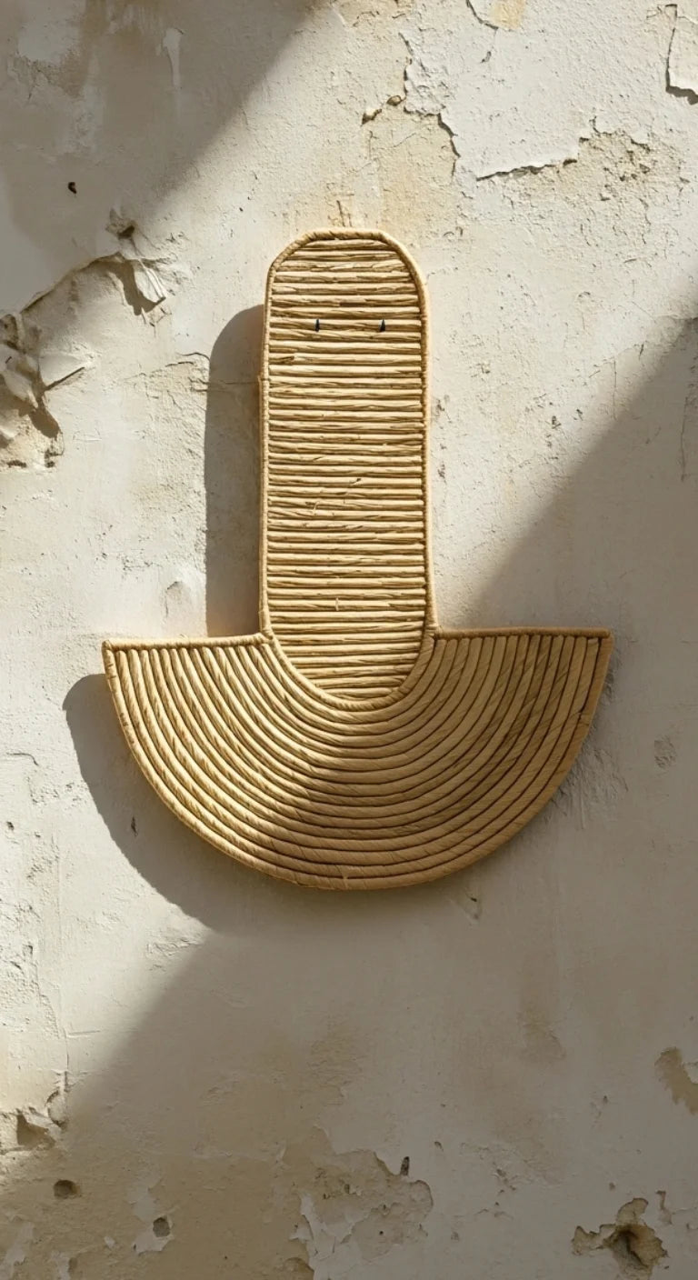 African Masks Natural - Design B