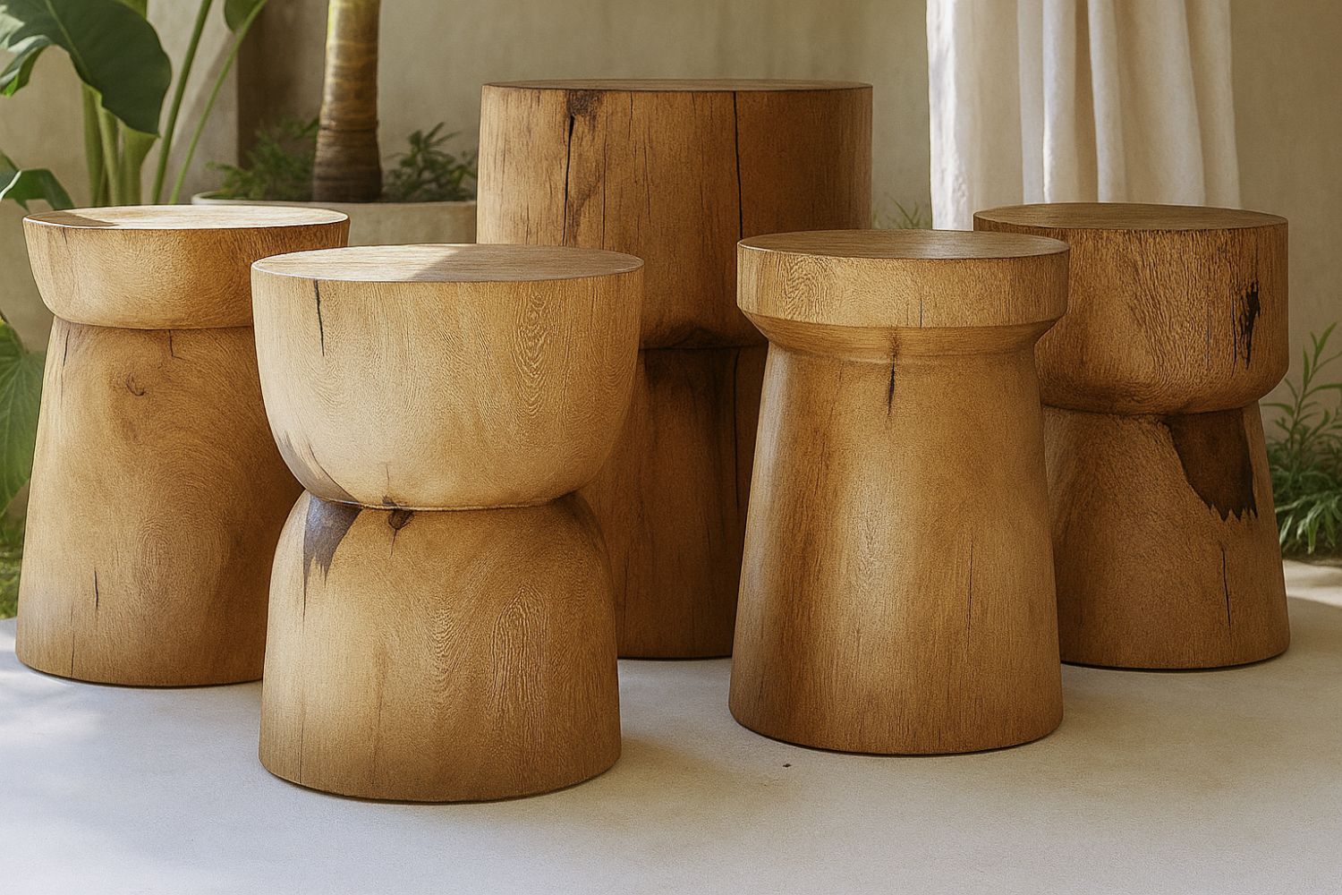 Side Tables – Sculptural Forms in Natural Materials | HomeRelaxation