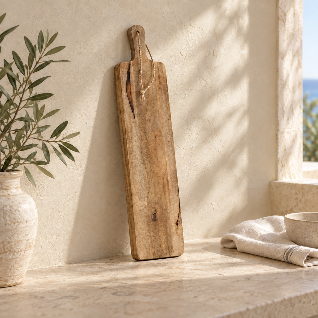 Long Mango Wood Decorative Board