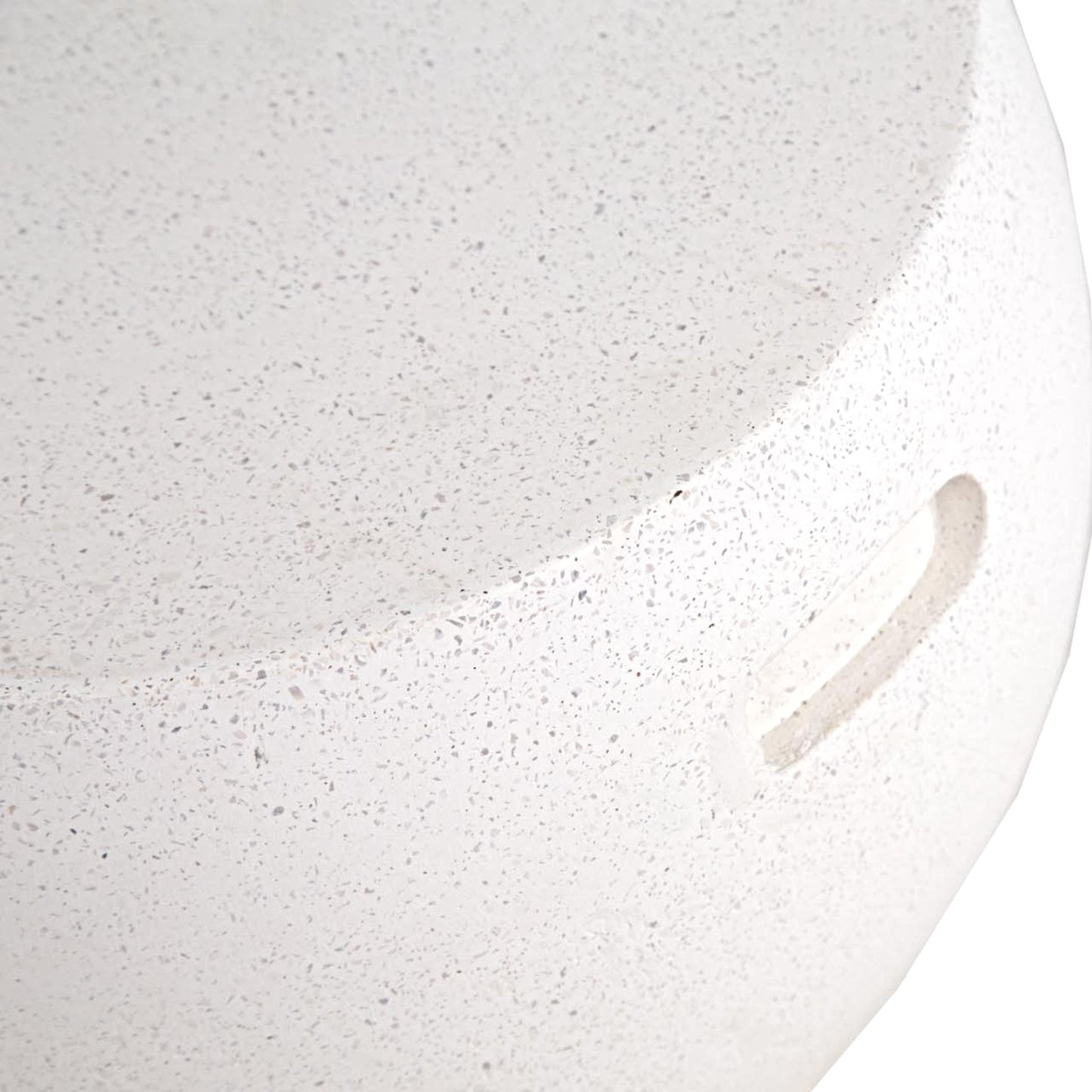 Rieti Τραπεζάκι Καφέ – Λευκό Terrazzo