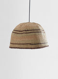 Striped Ilala Palm Pendant Lampshade