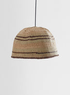 Striped Ilala Palm Pendant Lampshade