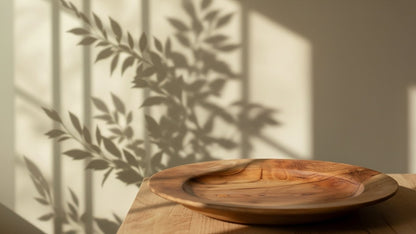 Kev Teak Decorative Plate