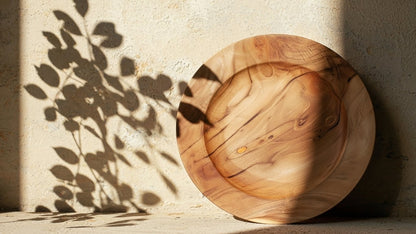 Kev Teak Decorative Plate