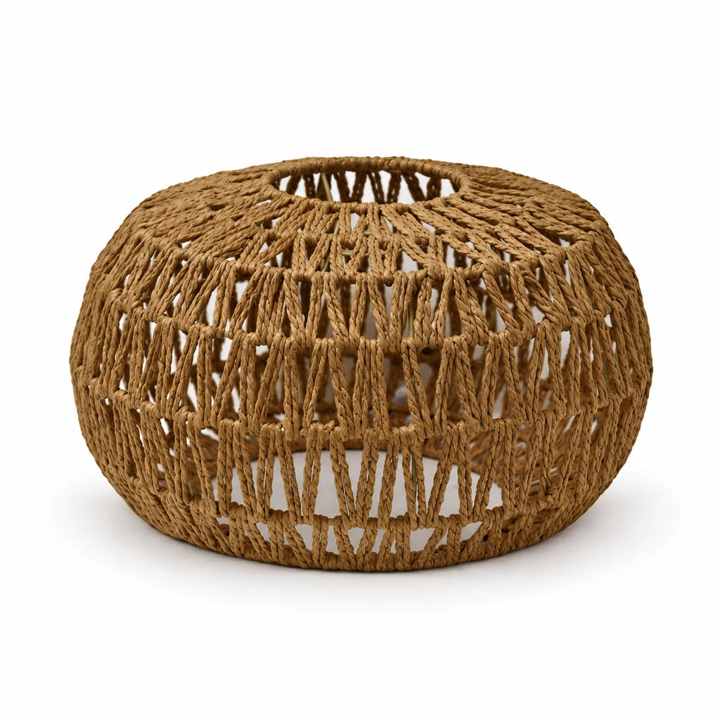 Brown Woven Pendant Lampshade