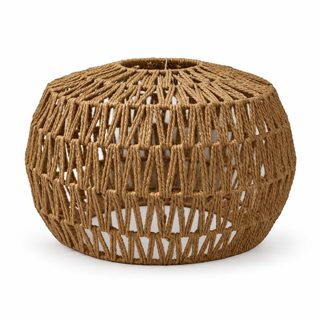 Brown Woven Pendant Lampshade