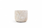 Mingi White Ceramic Candle – Medium
