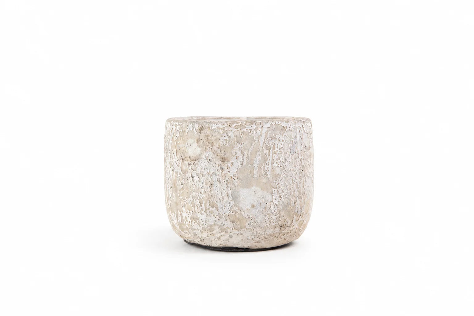 Mingi White Ceramic Candle – Medium