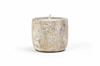 Mingi White Ceramic Candle – Small