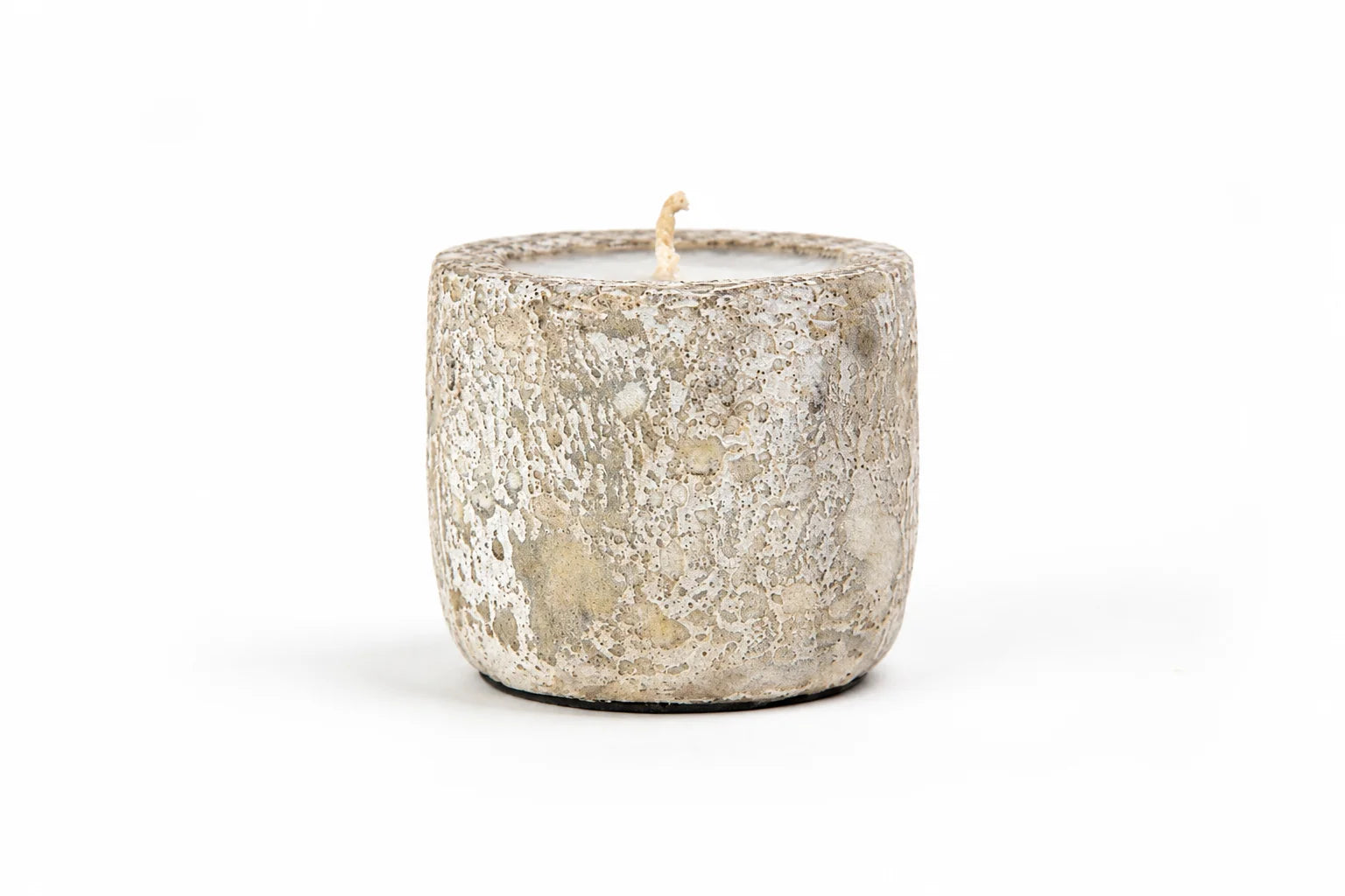 Mingi White Ceramic Candle – Small