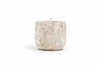 Mingi White Ceramic Candle – Small
