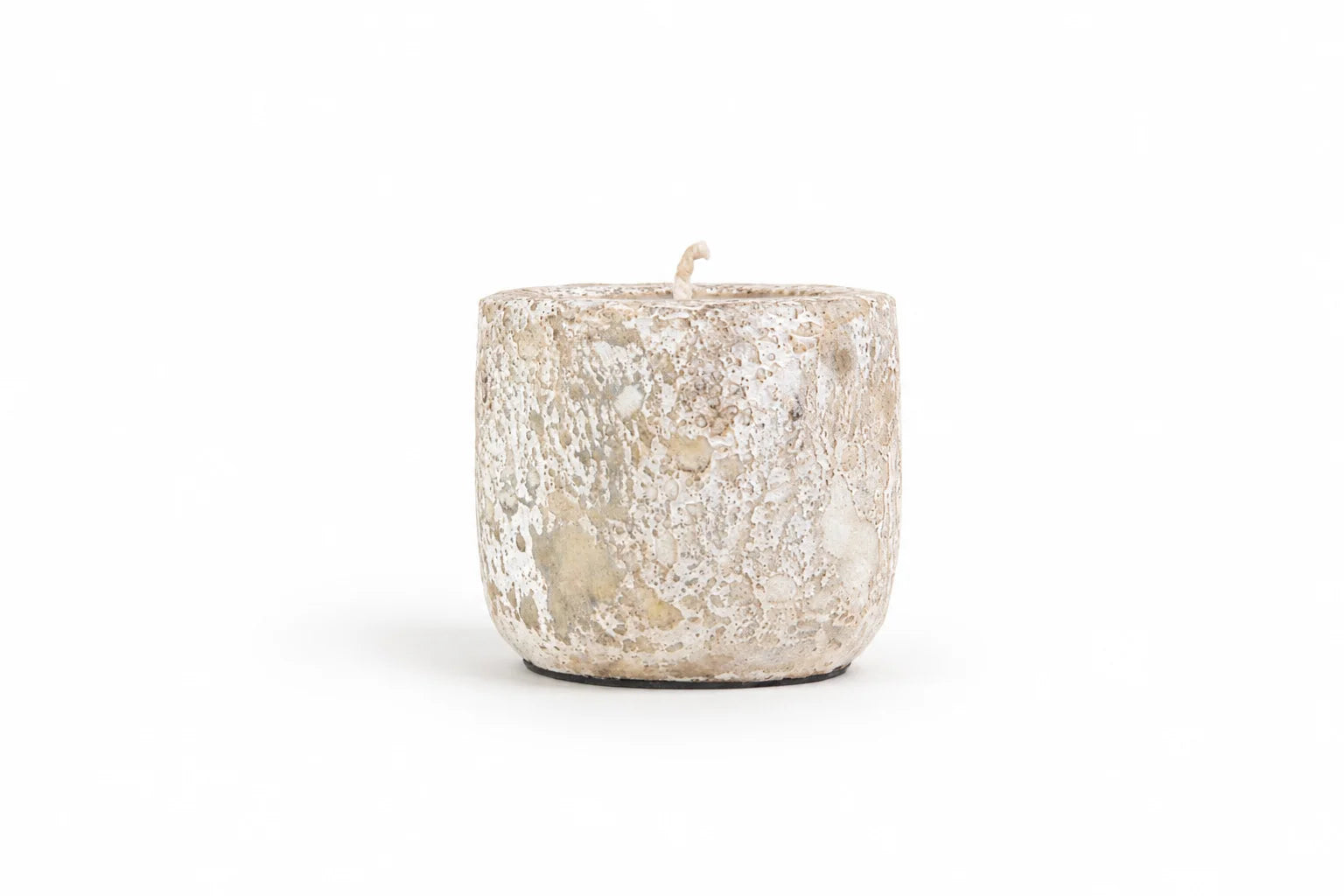 Mingi White Ceramic Candle – Small
