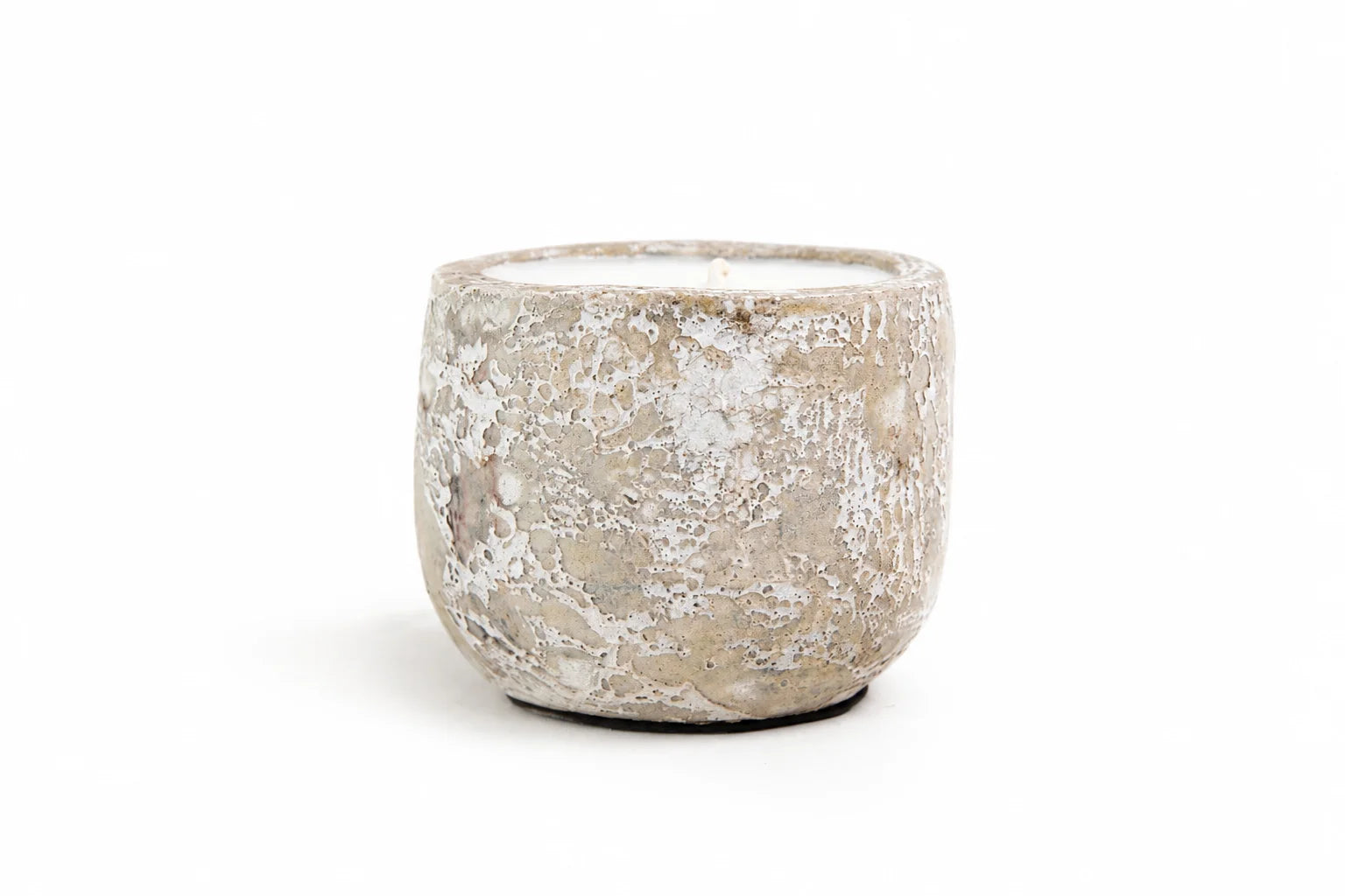 Mingi White Ceramic Candle – Large