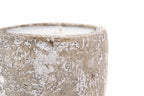 Mingi White Ceramic Candle – Large