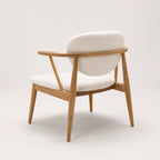 Netle Teak Upholstered Armchair