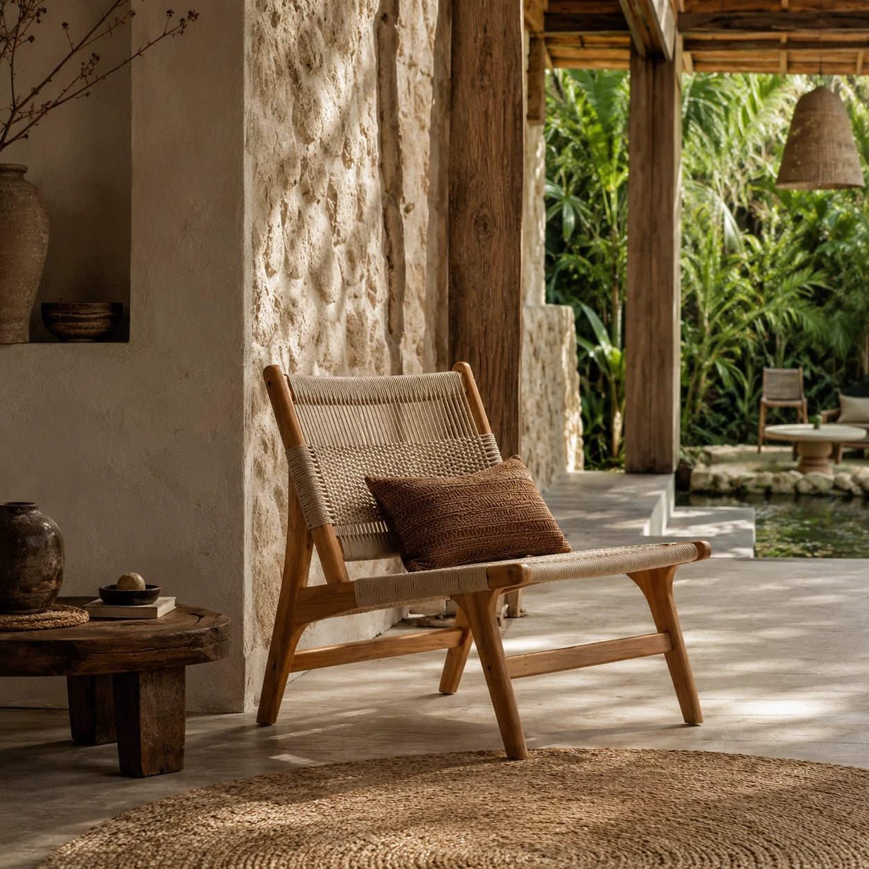 Oritz Teak Lounge Chair