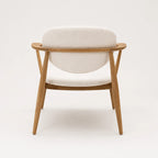 Netle Teak Upholstered Armchair
