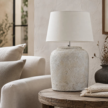 Alba White Ceramic Table Lamp
