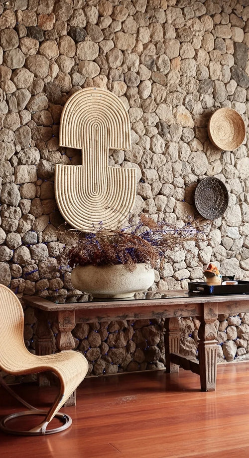 African Masks Natural - Design  A