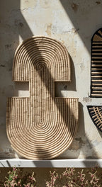 African Masks Natural - Design  A