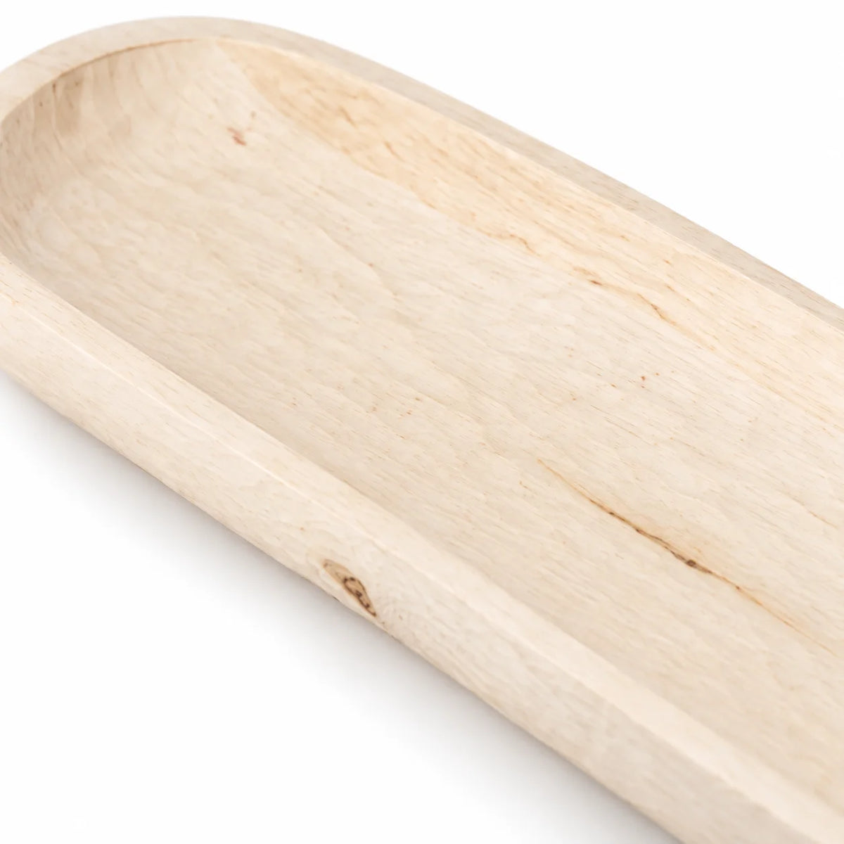 Oval Paulownia Decorative Platter – Natural