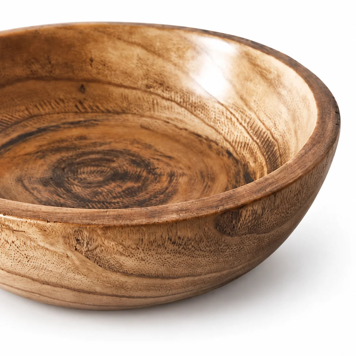 Round Mango Wood Decorative Platter – Large