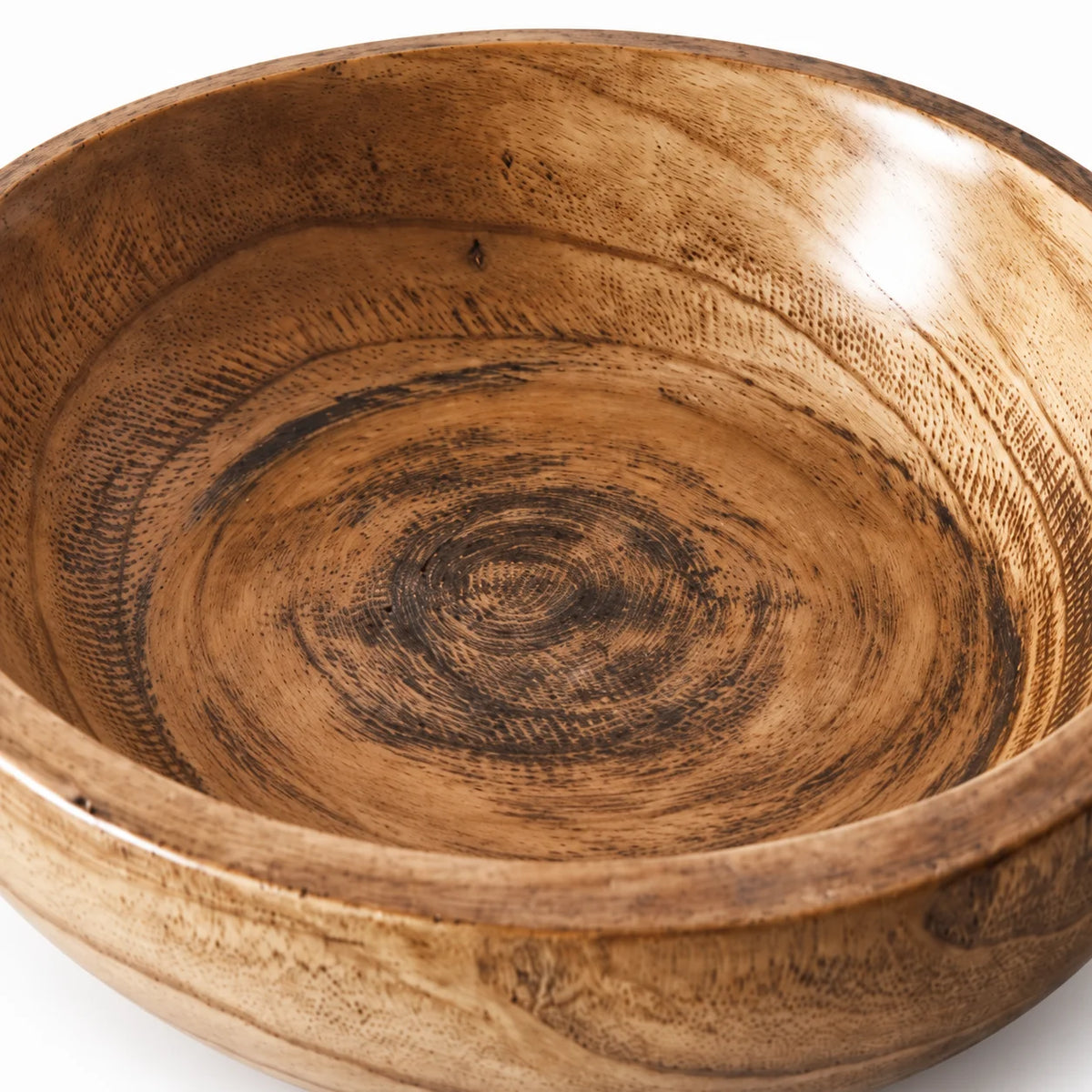 Round Mango Wood Decorative Platter – Medium