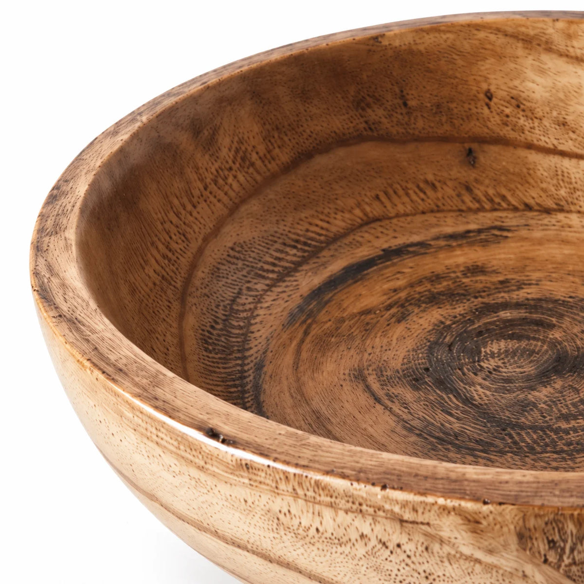 Round Mango Wood Decorative Platter – Medium
