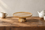 Mango Wood Pedestal Tray