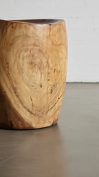Nual Natural Stool – Suar Wood