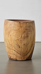 Nual Natural Stool – Suar Wood