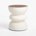 Naji White  Side Table