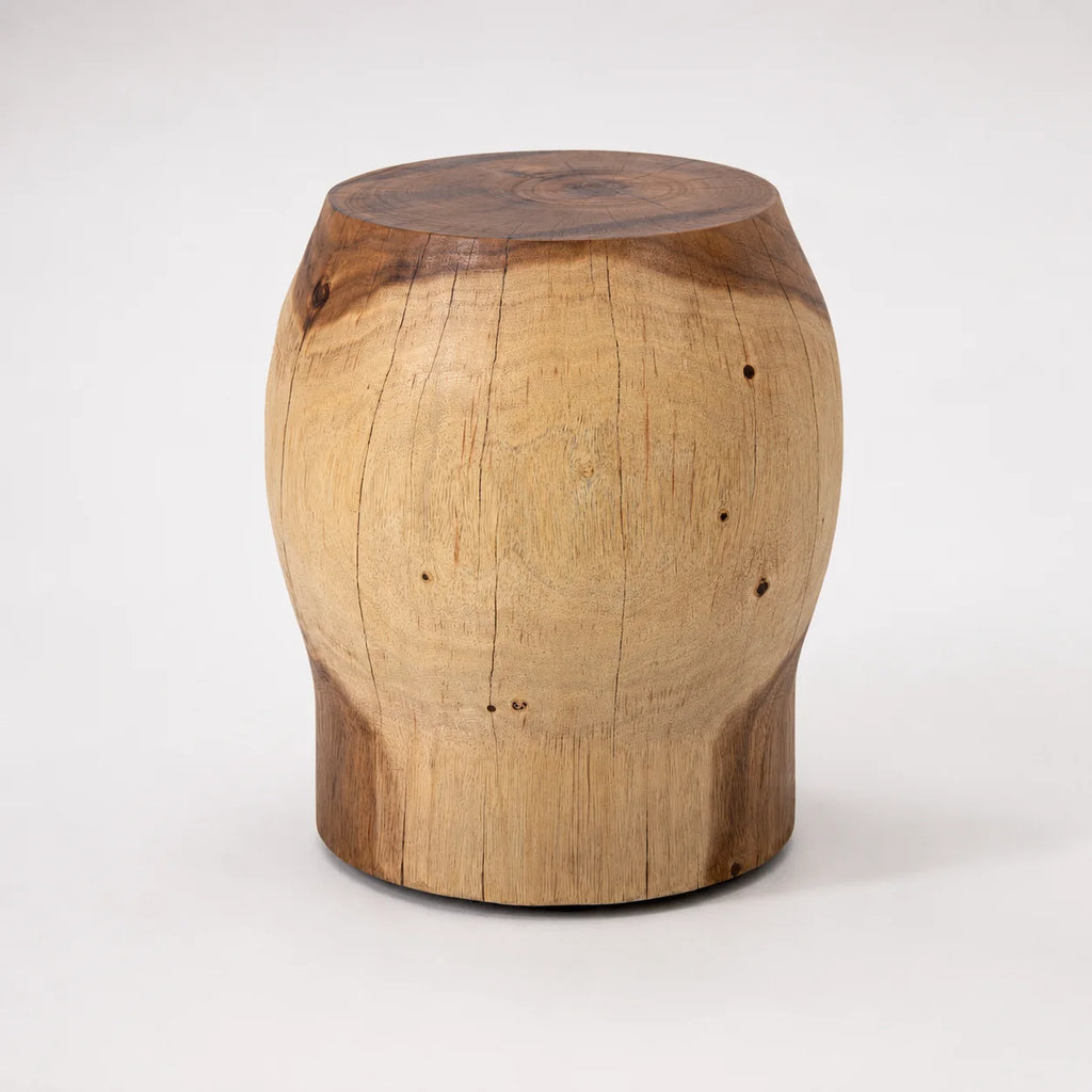 Chen Solid Suar Wood Side Table