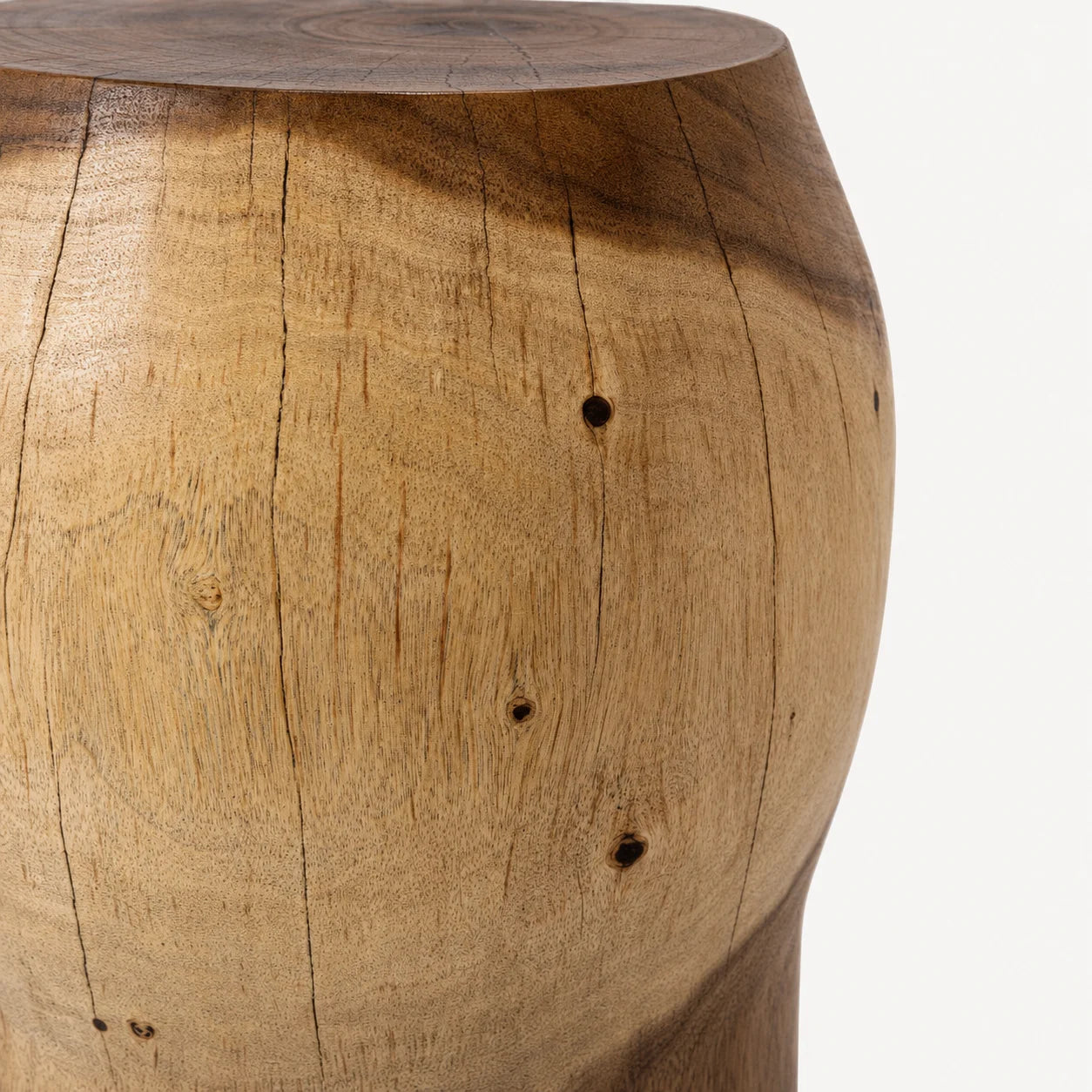 Chen Solid Suar Wood Side Table