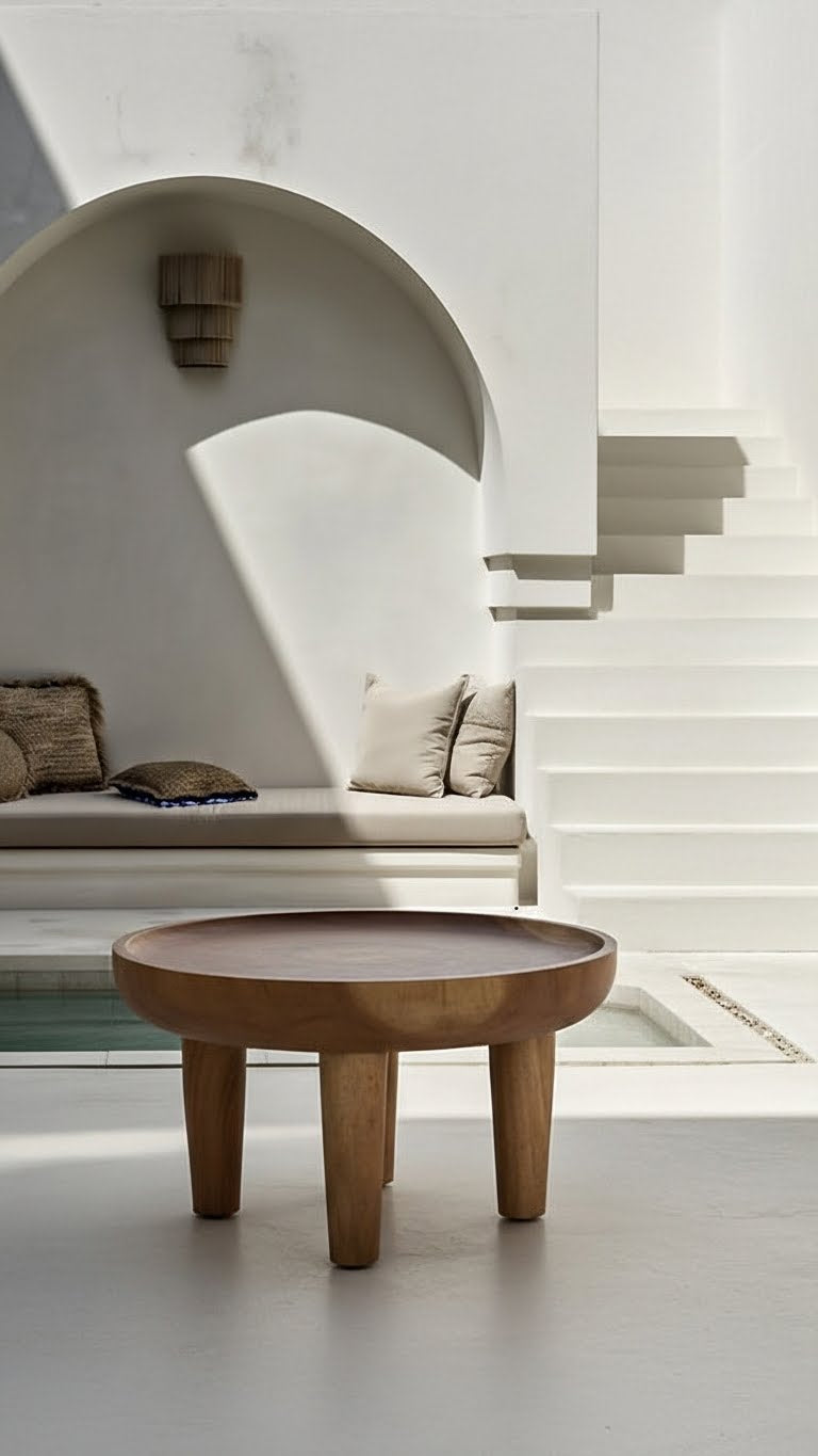 Ruth Solid Suar Wood Coffee Table
