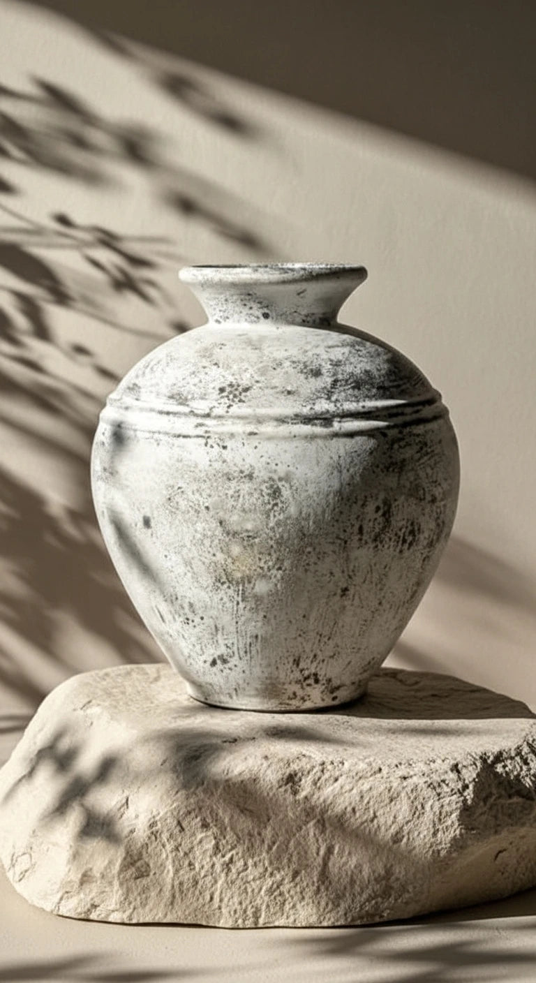 Bianca Boho White Vase – Large