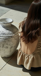 Bianca Boho White Vase – Large
