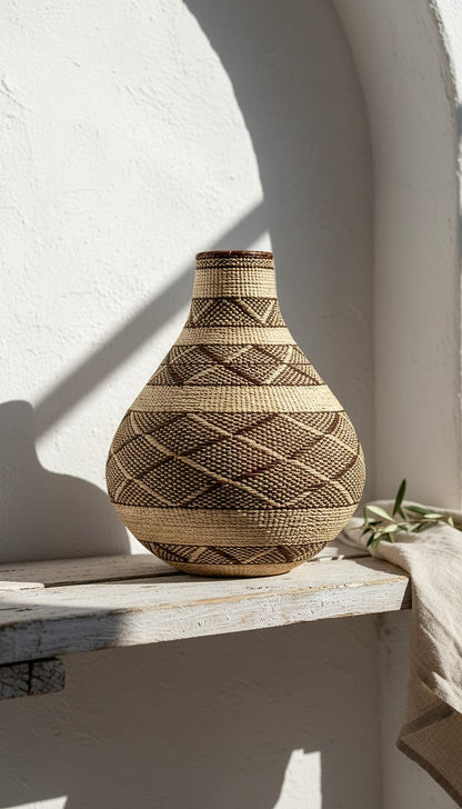 Zim Patterned Decorative Basket