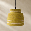 Amarillo Woven Seagrass Pendant Light – Yellow