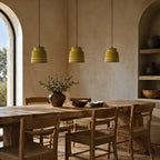 Amarillo Woven Seagrass Pendant Light – Yellow