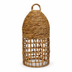 Natural Woven Mixed-Weave Pendant Lampshade