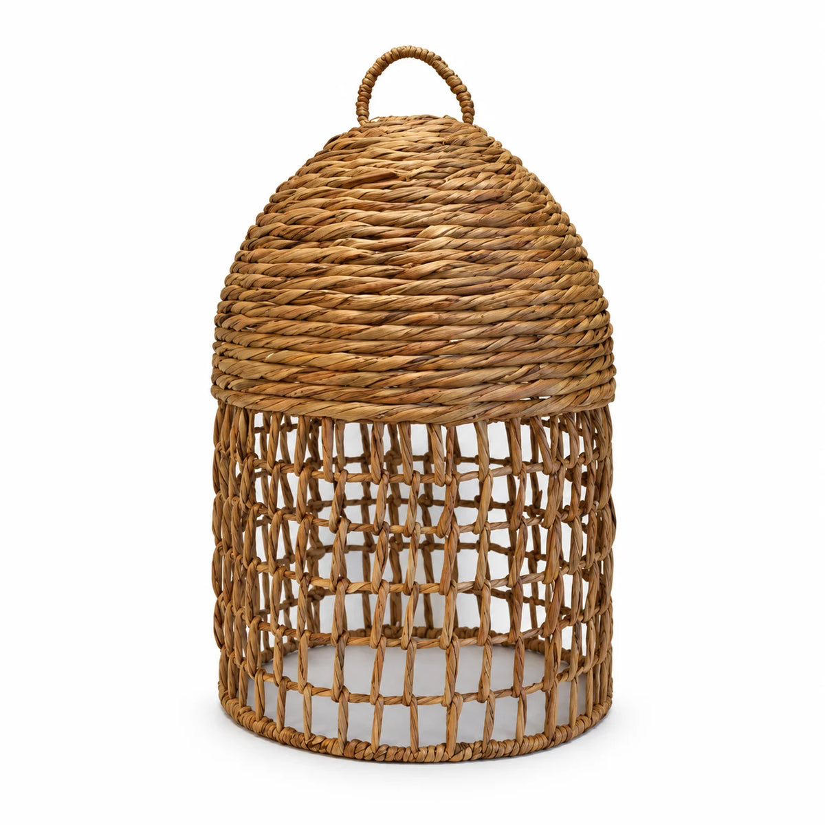 Natural Woven Mixed-Weave Pendant Lampshade