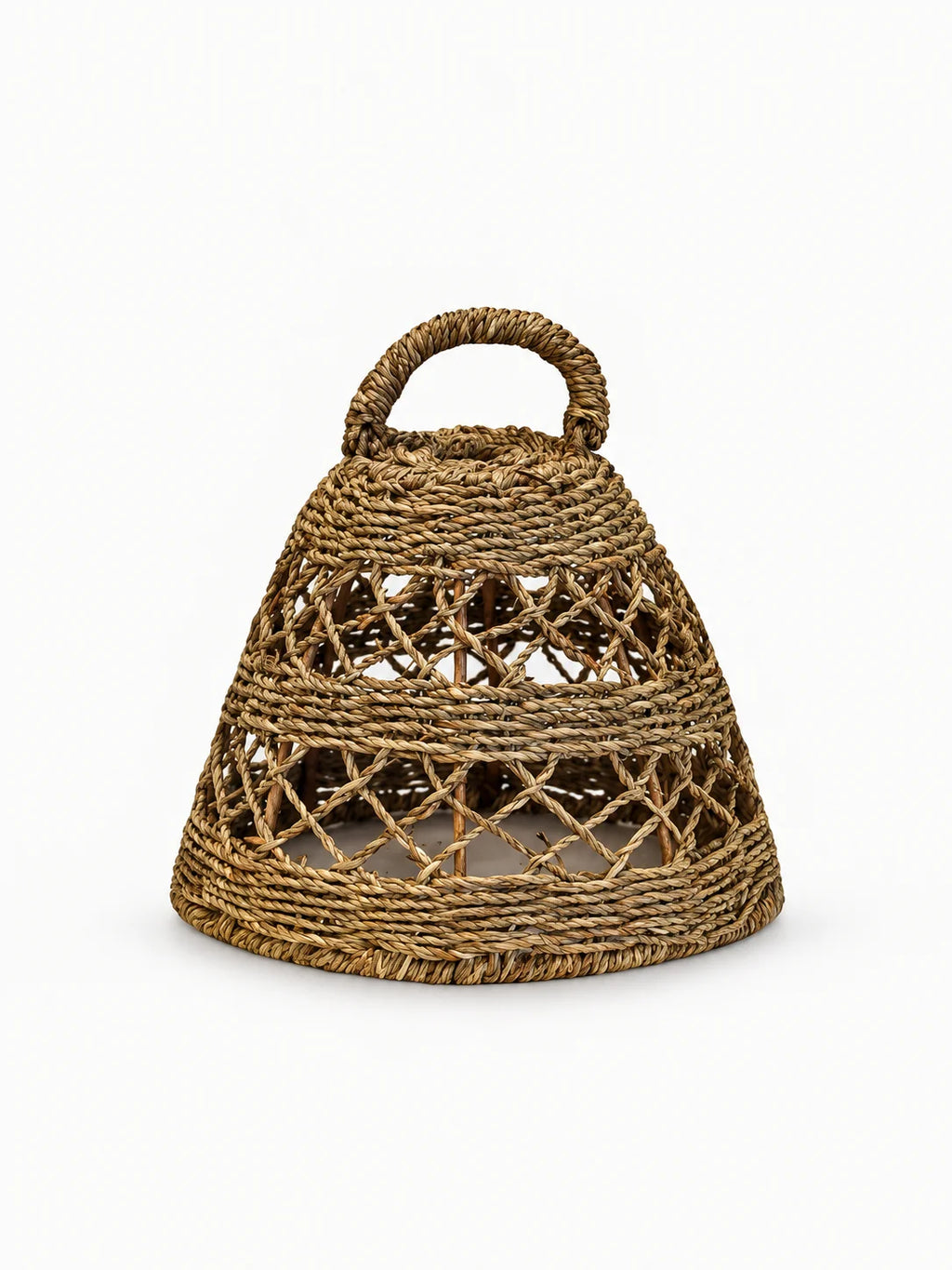Natural Woven Bell Pendant Lampshade