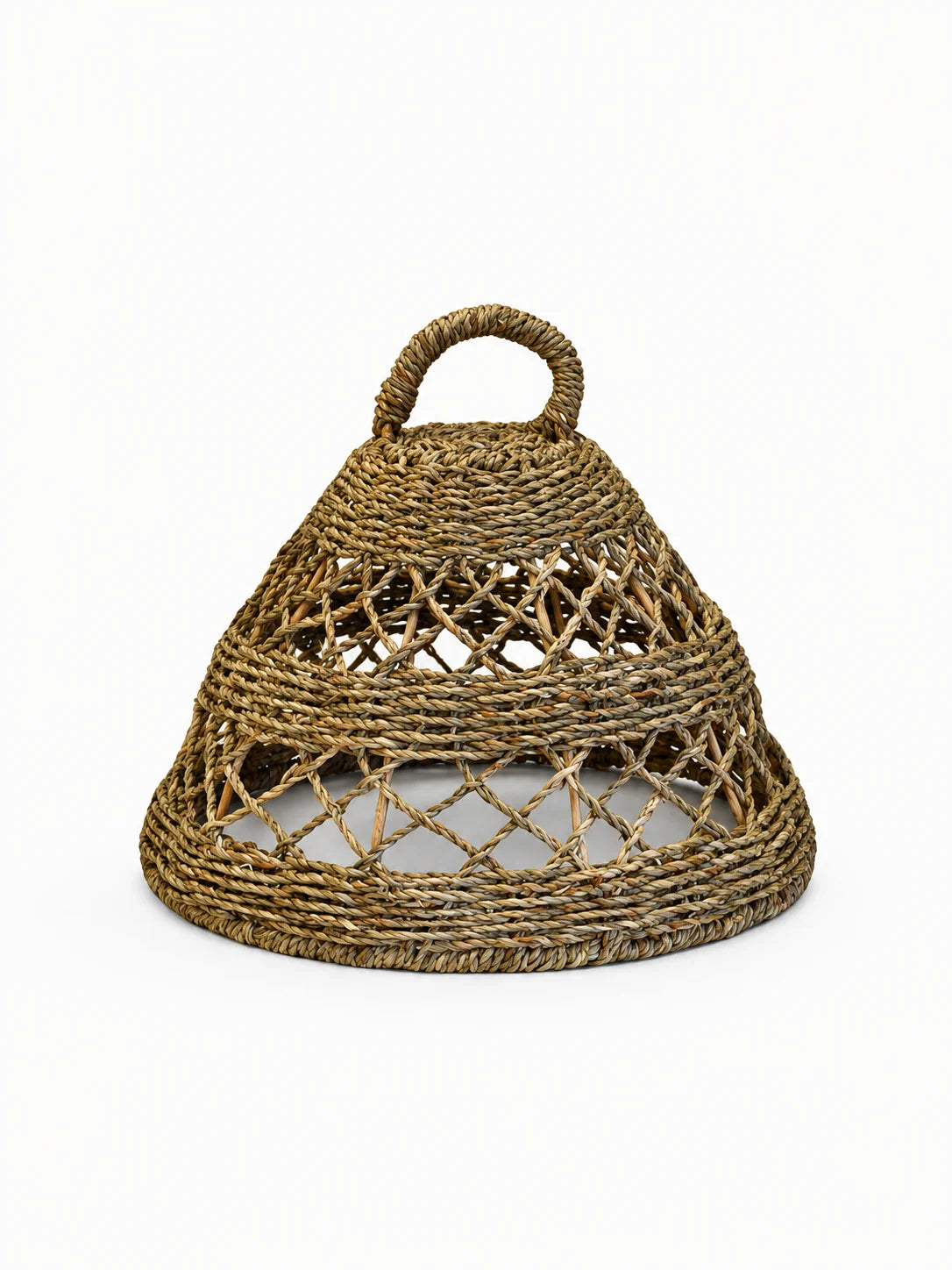 Natural Woven Bell Pendant Lampshade