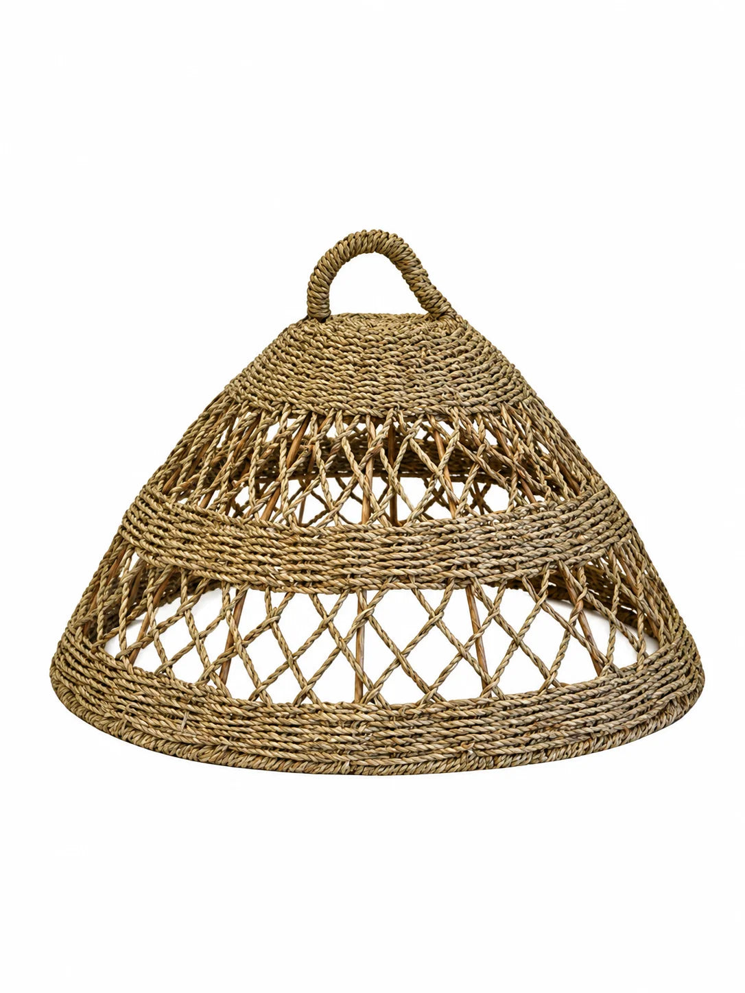 Natural Woven Bell Pendant Lampshade