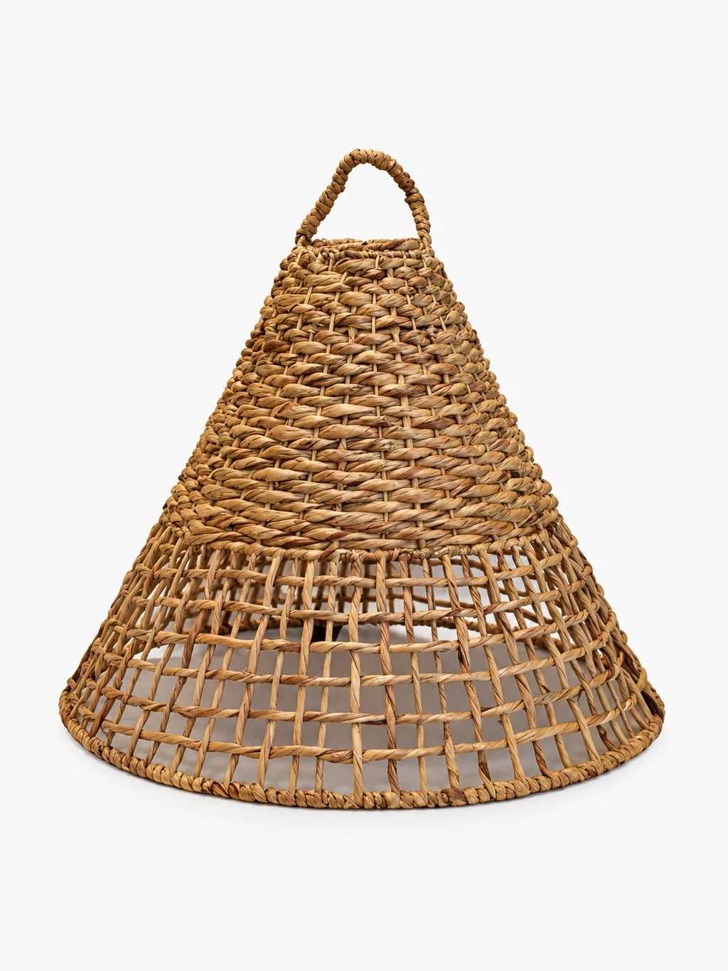 Natural Woven Conical Pendant Lampshade